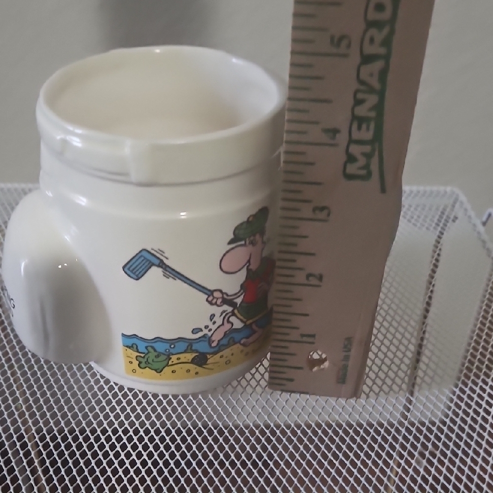 Playful Golf Cartoon Mug - White - Picture 7 of 8
